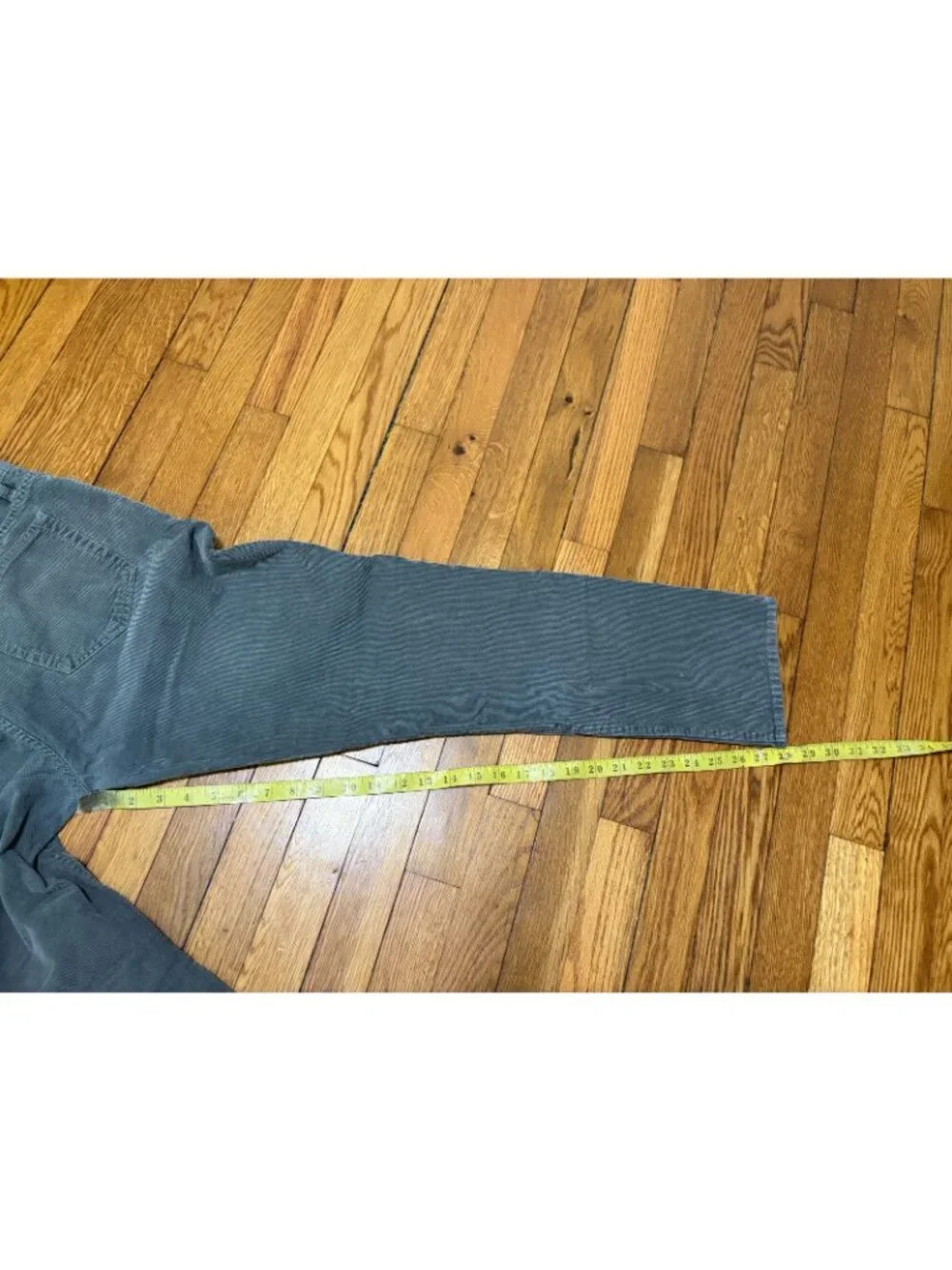 J Crew Mercantile Flex Corduroy Pants Slim Fit Men's Size 33x28 Gray